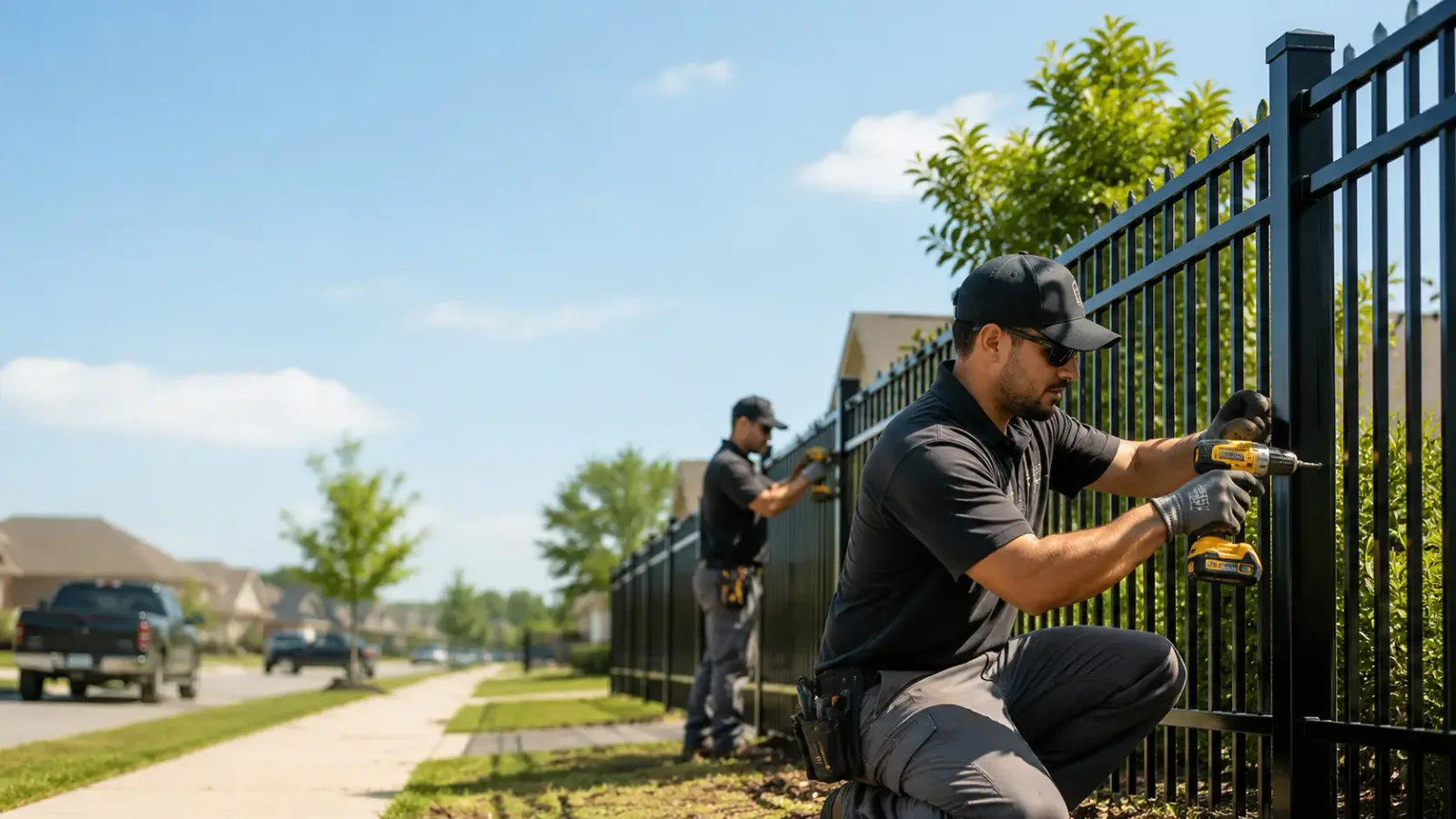 Metal Fence Installation in Owings, MD